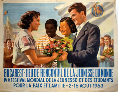 affiche des jeux de Bucarest 1953