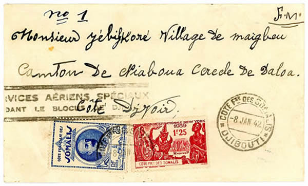 arif special Tirailleurs en Cote française des Somalis 1942