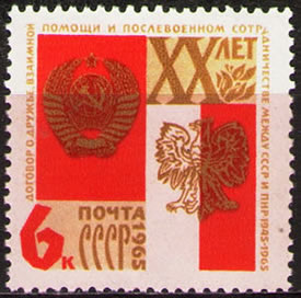 20ème anniversaire du traité entre l'URSS et la Pologne