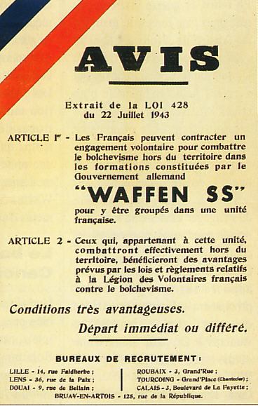 Affiche Waffen SS