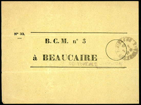 Collier de sac du BCM 3 de Beaucaire