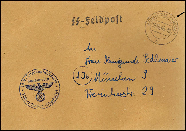 Lettre d'un SS à Buchenwald
