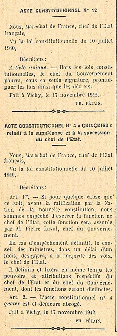 acte constitutionnel No 12