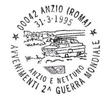 Oblitération temporarire Anzio 1995