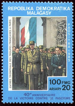 Défilé des Champs-Elysées 25-8-1944