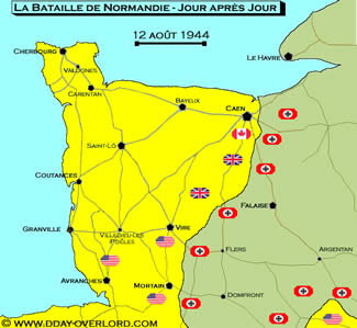 Bataille de Normandie 12 août 1944