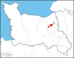 Position géographique de Lisieux
