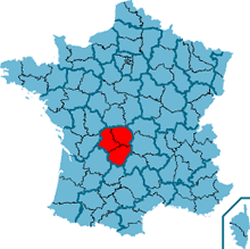 carte du Limousin