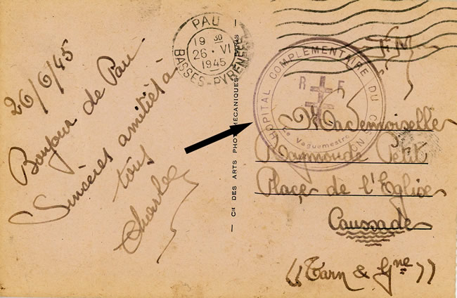 Hopital Complémentaire de Pau 1945