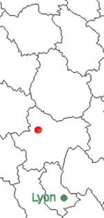 Position géographique de Autun