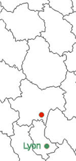 Position géographique de Chalon-sur-Saône