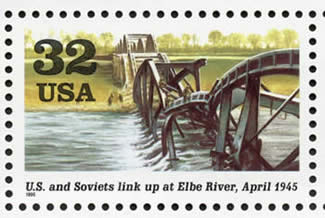 Jonction USA-URSS sur l'Elbe