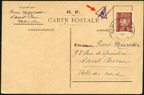 taxe annulée pour timbre Pétain interdit