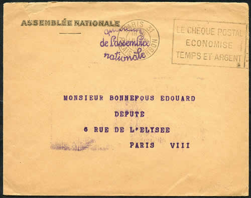 OMEC Paris 31 chèque postal