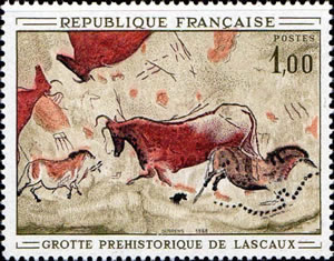 Timbre de France Lascaux