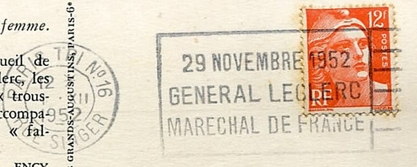 OMEC Général Leclerc 1952