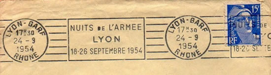 OMEC RBV  Nuits de l'Armée Lyon 1954