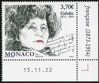 Colette timbre de Monaco 2022