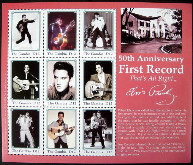 50ème anniversaire du 1er enregistrement d'Elvis Presley