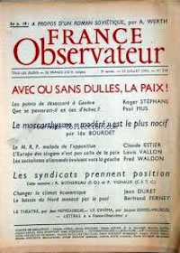 France-Observateur juillet 1954