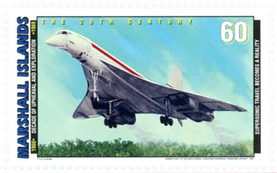 Timbre Concorde des iles Marshall
