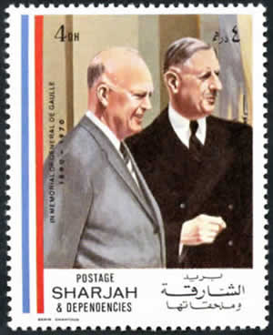 De Gaulle et Eisenhower