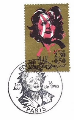 FDC Edith Piaf