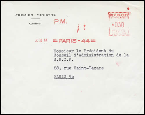 EMA Premier Ministre Pompidou 1967