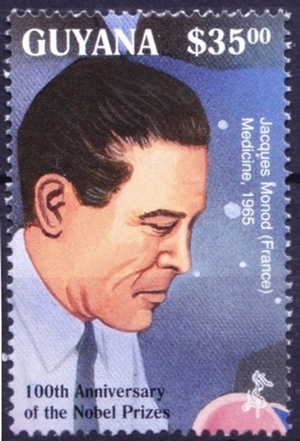 Jacques Monod timbre de Guyana