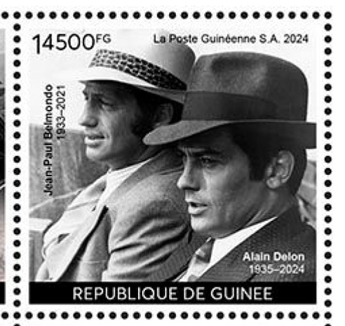 Delon et Belmondo dans Borsalio