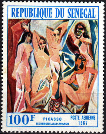 Les Demoiselles d'Avignon par Picasso