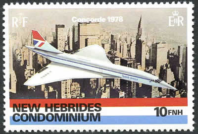 Concorde survolant New-York