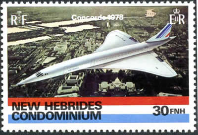 Concorde au dessu de Washington