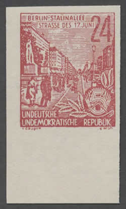 timbre de propagande anti-DDR
