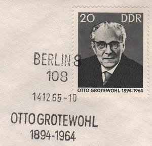 FDC Otto Grotewohl