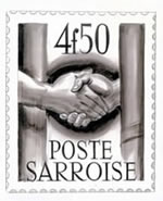Projet timbre poste sarroise