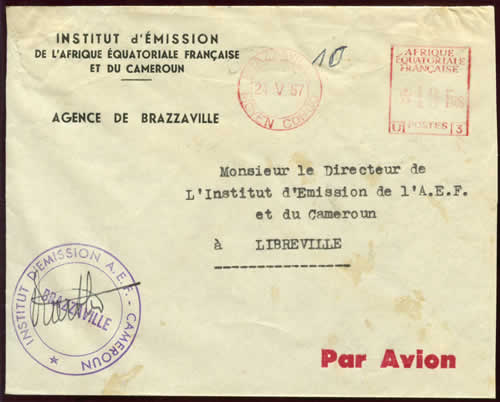 Institut d'Emission AEF Cameroun