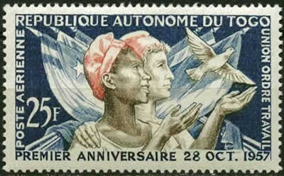 timbre émiss avec date 28 octobre