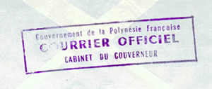 courrier officiel Polynésie