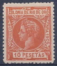 Timbre Rio de Oro 1905