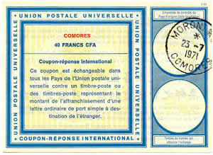 Comores CRI 40FCFA Vi 19