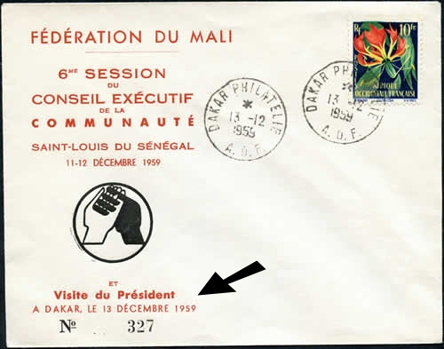 Visite de Gaulle à Dakar 13 décembre 1959