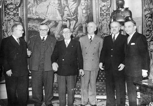 Conférence du Conseil des Ministres des Affaires Etrangères avril 1946