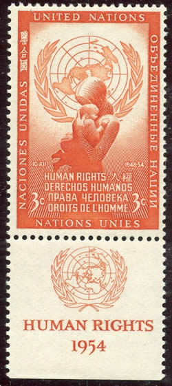 ONU Droits de l'Homme 1954