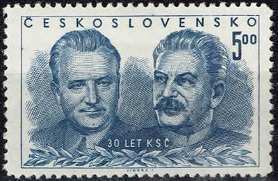 Gottwald et Staline