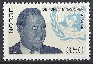Tryve Lie 1er secrétaire général de l'ONU
