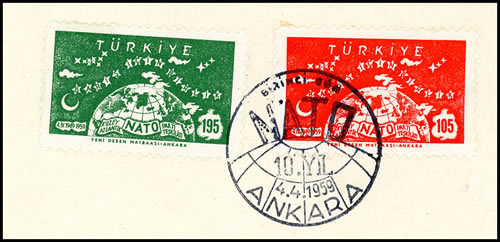 FDC Turquie OTAN 1959