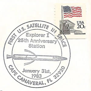25ème anniversaire du lancement du premier satellite américain Explorer 1