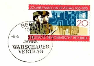 20ème anniversaire du Pacte de Varsovie DDR