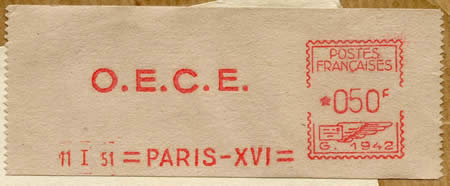 EMA étiquette OECE G 1942